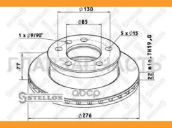 ���� ��������� ������. ����. [276x22] 5 ���. Mercedes Sprinter 208D/Sprinter 210D/Sprinter 211D/Sprinter 212D/Sprinter 213D/Sprinter 214/Sprinter 214...