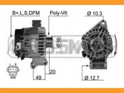 ��������� 14V 105A FORD Focus 1.4/1.6 98- ERA 210357 210357 ����