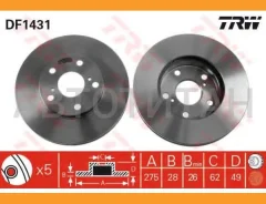 ����. ���� ���. ����. [275x28] 5 ���. Lexus ES/GS 300 09/91-. Toyota Avensis Verso 2,0/D-4D/VVT-i 08/01-/Camry 2,2/3,0 06/91-/Previa 2,0/2,4/D-4D/16V...