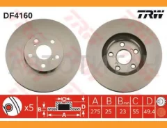 ���� ��������� DF4160 TRW (43512-20710/20711/20740/63010�/BG3823/RN-1142) [DF4160] DF4160 ����