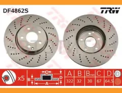 ����. ���� ���. ����. [322x32] 5 ���. Mercedes-BENZ C-Class (W204, S204, C204) C250, C280, C300, C320, C350 01.07-/ E-Class (W212, S212, A207, C207) E...