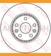 ����. ���� ���. ����. [280x24] 5 ��� Renault Kangoo 1.2-1.6 02.08- BN1695, FX1409, 61365AP, 8201464604, TB219432, DI0523C, 3050193, MBC035234, 09.A727...