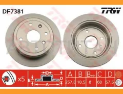 ���� ��������� ������Chevrolet Lacetti, Daewoo Nubira 1.4/1.6/1.8 03 DF7381 DF7381 ����