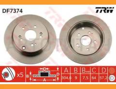 ����. ���� ���. [304x9] 5 ���. Honda CR-V III 2,0 2,2CTDi (02-06) [DF7374] DF7374 ����