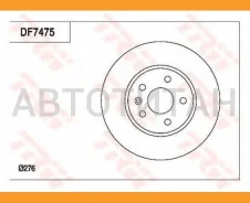 ����. ���� ���. ����. [276x26mm] 5 ���. Chevrolet Aveo 1.2-1.6 03.11-/ Cruze 1.6-2.0 05.09-/ Astra GTC J 1.6-2.0 10.12-/ Astra J 1.3-2.0 12.09- 8DD355...