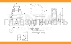 ���� ���������� VW Polo III-V 95-, Passat B2-B7 81-, Skoda Octavia (1U,5E,1Z) 96- (����/����) CVJ30002 ����