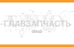 ���� ���������� VW Sharan 97-, Audi A6 III 04-, A4 II, III 00- (����/����) CVJ30027 ����