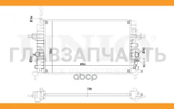 �������� ���������� ��������� Opel Astra H 04-, Zafira B 05- [RAD10001] RAD10001 ����