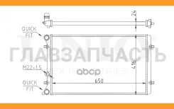 �������� ���������� ��������� VW Golf IV 97-, Skoda Octavia (1U2,1U5) 96-, Audi A3 96- [RAD10065] RAD10065 ����