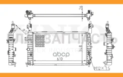 �������� ���������� ��������� Opel Meriva A 03- [RAD10114] RAD10114 ����