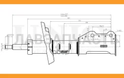 ����������� ������� �������� �������� ������ Chevrolet Cruze (J300, J305) 09- SAB10180 ����