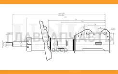 ����������� ������� �������� �������� ����� Chevrolet Cruze (J300, J305) 09- [SAB10179] SAB10179 ����