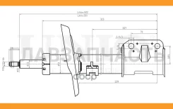 ����������� ������� �������� �������� Renault Megane III 08- [SAB10599] SAB10599 ����