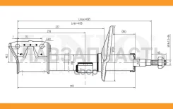 ����������� ������� ������ �������� Renault Duster I, II 11-, Kaptur 16- SAB10656 ����