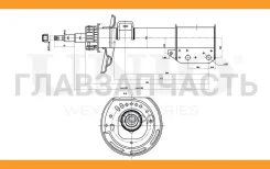 ����������� ������� �������� �������� Mercedes-Benz GLK-Class (X204) 08- [SAB10700] SAB10700 ����