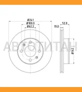 ���� ��������� �������� Hyundai Accent 1.3-1.6 94 Z05974 ����