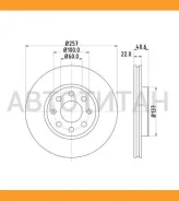 ���� ��������� �������� Fiat Punto 05, Opel Adam/Corsa D 06, Vauxhall Z06007 ����