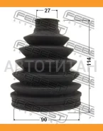 ������� ���� �������� �������� pvc 90x114x27 | ����/��� | Toyota, Scion, Lexus, Daihatsualtis, Zelas AGT20, NOAH, VOXY ZRR7, TC A Febest 0117PACV40 01...