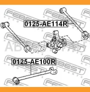 ���� ���������� | ��� ����/��� | Toyotacorolla Spacio AE11, Corolla AE10, CE10, EE10, Corolla AE11, CE11, EE Febest 0125AE114R 0125AE114R ����