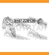 ����� �������� Toyotaauris, Corolla (JPP) ADE150, �NDE150, �NRE150, �ZRE15, �ZZE150, �Corolla H Febest 0187ZZE120 0187ZZE120 ����