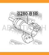 ������� ��������� ������� | ����/��� | Nissan, Infinitisentra B15U, Almera B10RS, AD Wagon Y11, Primera P12E 0280B10 ����