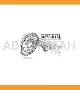 ������� ��������� | ��� ����/��� | Nissanalmera JPN MAKE N16, Primera P11E, Almera UK MAKE N16E, Pulsar N1 Febest 0278N16 0278N16 ����