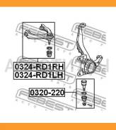 ����� ������� | ����� ���� | Febest 0324RD1RH 0324RD1RH ����