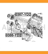 ����� �������� Chevrolet, Acura, Chrysler, Pontiac, Honda, LAND Rovercruze (NB), Optra Febest 0387YD2 0387YD2 ����