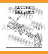 ����. ������� ����. L Mitsubishi Pajero II V14W-V55W 1991-2004 Febest 0477V45RL 0477V45RL ����