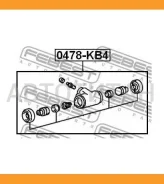������� ��������� | ��� ����/��� | Mitsubishinativa, PAJ Sport KG, KH, Nativa, PAJ Sport KG4W, Montero SPOR Febest 0478KB4 0478KB4 ����