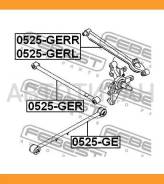 ���� ������ ���������� Mazda 626 GE 1991-1997 Febest 0525GER 0525GER ����
