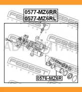 ������� ��������� ������ ����� Mazda 6 GG 2002-2008 Febest 0577MZ6RL 0577MZ6RL ����