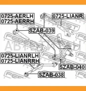 ���� ������ ���������� ������ Suzuki Liana RH413/RH416/RH418 2001-2008 Febest 0725Lianrrh 0725LIANRRH ����