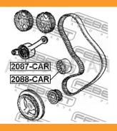 ����� �������� ����� ��� Chrysler PT Cruiser/Sebring/Voyager, Dodge Caravan 2.4i 00 Febest 2087CAR 2087CAR ����