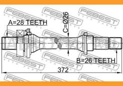 ������� ������ KIA Shuma, �II/Sephia, �II/Mentor, �II/Spectra 1997-2004 Febest 2212Spamt 2212SPAMT ����