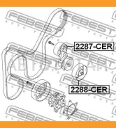 ����� �������� Hyundai, KIA, LAND Roveraccent 18, I30, I30CW 09, Pride 12 (2011-2014) Febest 2288CER 2288CER ����