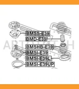 ����� ������������ ��������� ��� EDC BMW E39/E46/X3 all 97 Febest Bmsse39 BMSSE39 ����
