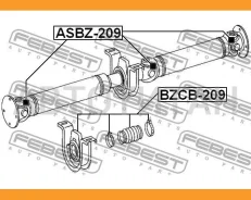��������� ��������� ���������� ���� Mercedes BENZ Sprinter 906 2005- Febest BZCB209 BZCB209 ����