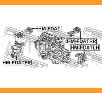 ������� ��������� (��������������) | ����� ����/��� | Hondaaccord Aerodeck CA1 [JP], Civic FD7, Civic 4D AJ [JP], Civic FA1, Febest Hmfdatfr 50820SNBJ...