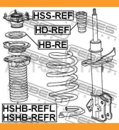 ����� ��������� ������������ | ����� ����/��� | Honda, Great Wallcr-V RE4, CR-V I-DTEC RE6, CR-V RE2, CR-V RM2, CR-V RM Febest Hssref 51920SWAA01 ����