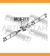 ��������� ��������� ���������� ���� Mitsubishi Delica Space GEAR/Cargo PA-PF# 1994.03-2006.12 [JPN] Febest MCB011 MCB011 ����