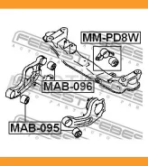������� ������������� Mitsubishi L400 Space GEAR PD4W/PD5W 1994-2001 Febest MMPD8W MMPD8W ����