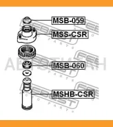 ����� ������� ������������ Mitsubishi Lancer CS 2000-2009 Febest Msscsr MR491946 ����