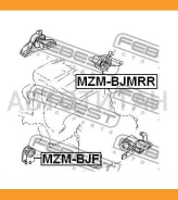 ������� ��������� mt | ��� ����/��� | Mazdalaser Ridea BJ, Premacy CP, 323 BJ, Ixion CP, Protege BJ, Protege Febest Mzmbjmrr ME1065, B25D39040A, B25D3...