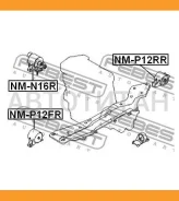 ������� ��������� ������ Nissan Primera P12 2001-2007 Febest NMP12RR NMP12RR ����