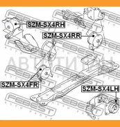 ������� ��������� ������ Suzuki SX4 RW415/RW416/RW419/RW420 2006-2013 Febest Szmsx4RR SZMSX4RR ����