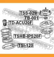 ����� ��������� ������������ Toyota Vista/Vista Ardeo AZV50/SV50/ZZV50 1998-2003 Febest TSS029 TSS029 ����