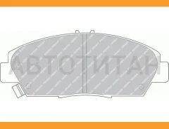 ������� ��������� (�������) Honda Accord 93-98 / Civic 00-06 / CR-V 95-06 / Civic USA 05-08 Ferodo FDB904, �������� FDB904 ����