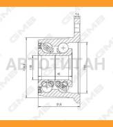 ������� ������ � ����� ��� ABS Toyota Carina 1.6-2.0TD 92-97 GMB GH21390T GH21390T ����