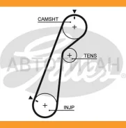 ������ ��� FORD Ranger 2.5D 99-/ Mazda WL 96- 76101x30 Gates 5478XS 5478XS ����